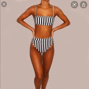 3/30 Striped aurelle bikini!